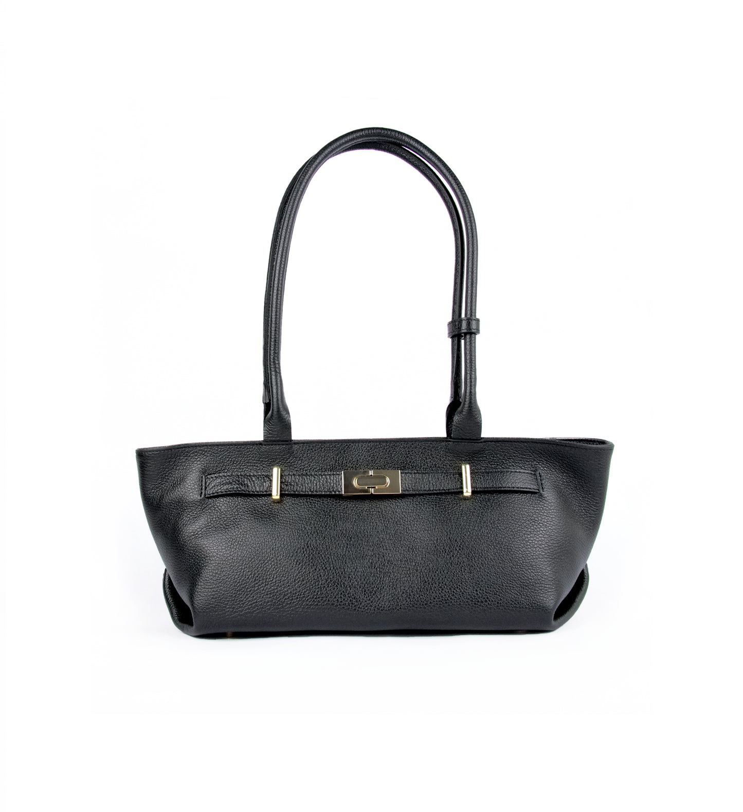 Italian Leather Bag Clara - Black image