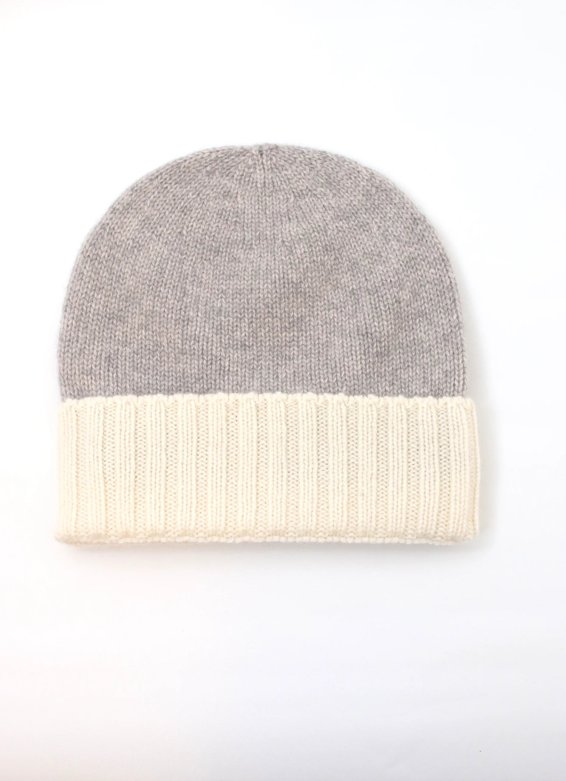 Bicolor Beanie - light grey/ivory image