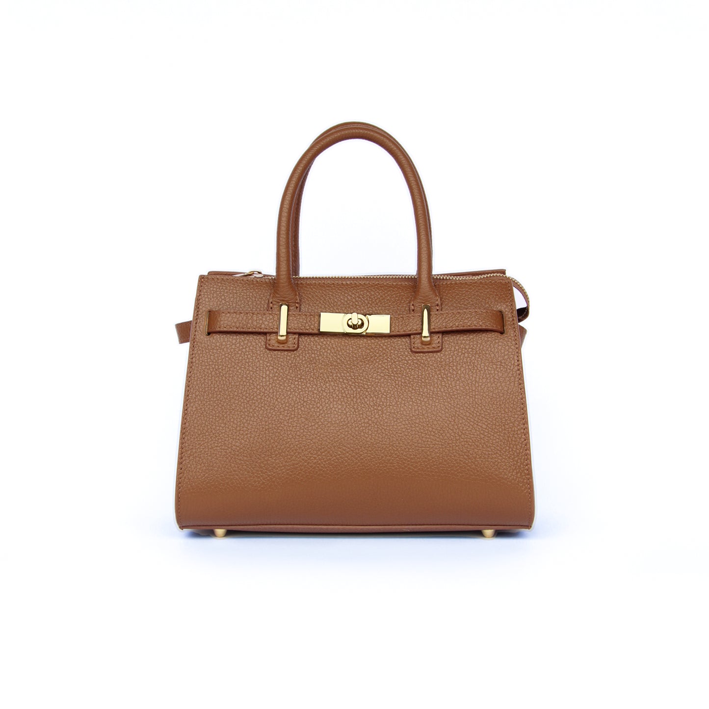Cèleste Genuine Leather Bag - Cognac image