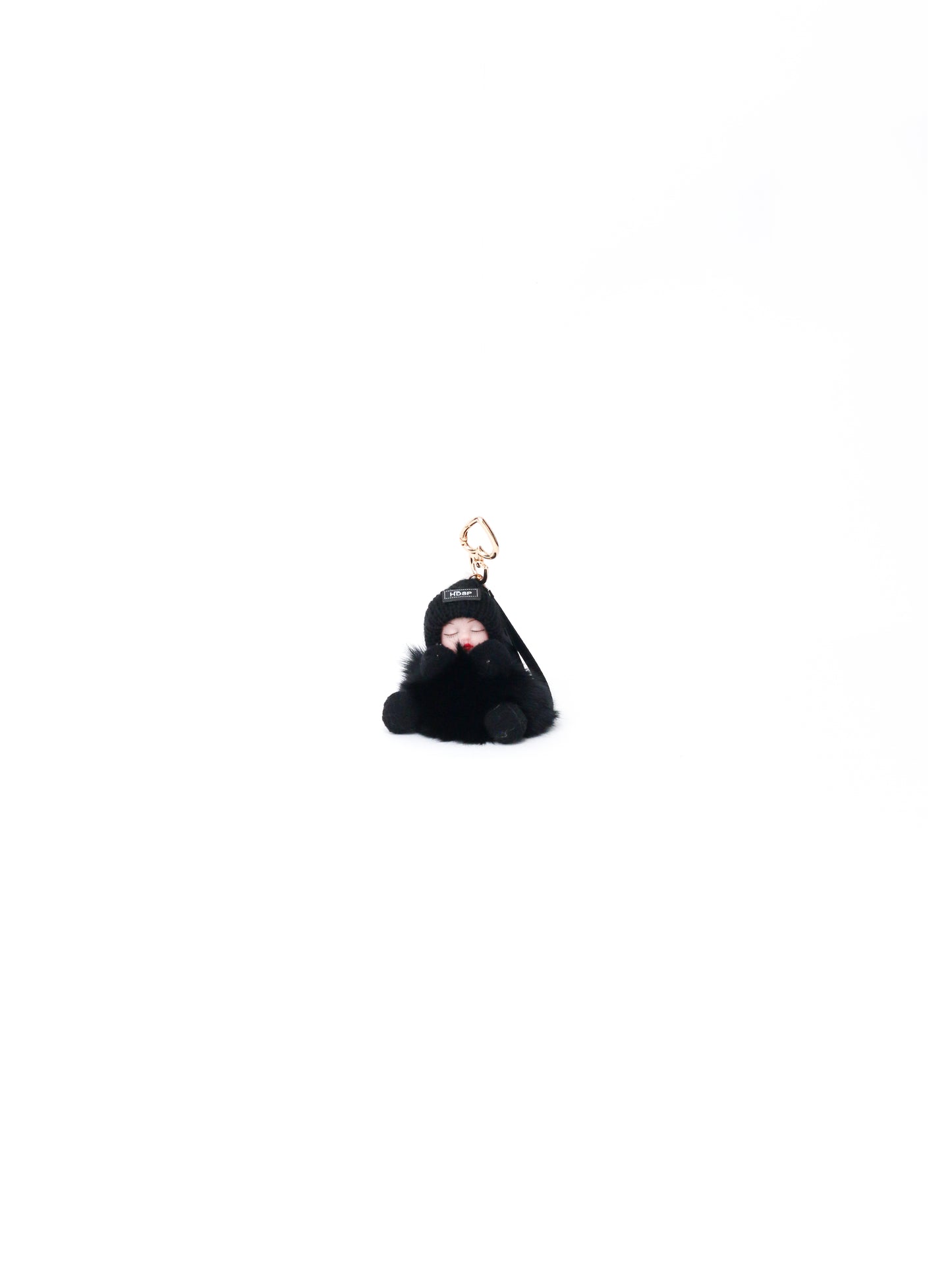 Sleeping Baby Charm Black