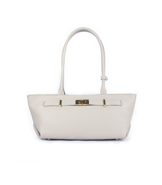 Italian Leather Bag Clara - Ivory image
